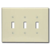 Leviton 86111 3-Gang Oversized Toggle Device Switch Wallplate